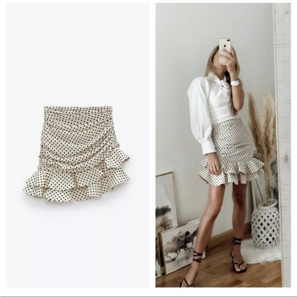 POLKA DOT MINI SKIRT 2772 907 727 - Picture 4 of 4